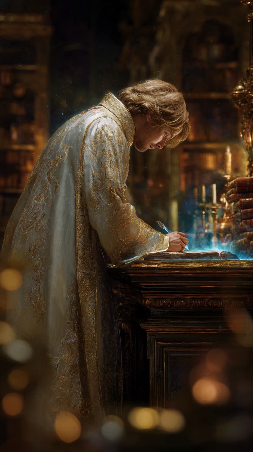 Osoba podejmująca działanie - pisząca przy biurku